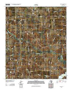 Thomas Texas Historical topographic map, 1:24000 scale, 7.5 X 7.5 Minute, Year 2010