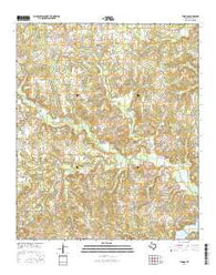 Thomas Texas Current topographic map, 1:24000 scale, 7.5 X 7.5 Minute, Year 2016
