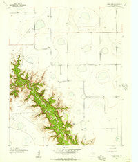 Thomas Ranch Texas Historical topographic map, 1:24000 scale, 7.5 X 7.5 Minute, Year 1956