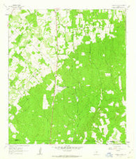 Thomas Springs Texas Historical topographic map, 1:24000 scale, 7.5 X 7.5 Minute, Year 1961