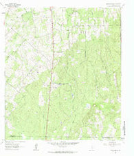 Thomas Springs Texas Historical topographic map, 1:24000 scale, 7.5 X 7.5 Minute, Year 1961