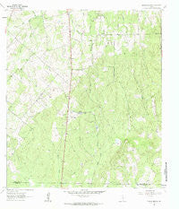 Thomas Springs Texas Historical topographic map, 1:24000 scale, 7.5 X 7.5 Minute, Year 1961