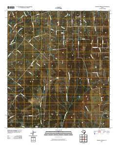Thomas Springs Texas Historical topographic map, 1:24000 scale, 7.5 X 7.5 Minute, Year 2010