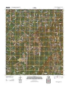 Thomas Springs Texas Historical topographic map, 1:24000 scale, 7.5 X 7.5 Minute, Year 2013