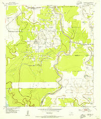 Thompsons Texas Historical topographic map, 1:24000 scale, 7.5 X 7.5 Minute, Year 1953