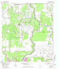 Thompsons Texas Historical topographic map, 1:24000 scale, 7.5 X 7.5 Minute, Year 1953