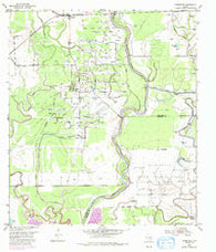 Thompsons Texas Historical topographic map, 1:24000 scale, 7.5 X 7.5 Minute, Year 1953
