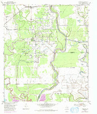 Thompsons Texas Historical topographic map, 1:24000 scale, 7.5 X 7.5 Minute, Year 1953