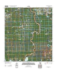 Thompsons Texas Historical topographic map, 1:24000 scale, 7.5 X 7.5 Minute, Year 2013