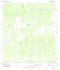 Thompsonville Texas Historical topographic map, 1:24000 scale, 7.5 X 7.5 Minute, Year 1972