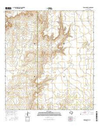 Thompsonville Texas Current topographic map, 1:24000 scale, 7.5 X 7.5 Minute, Year 2016