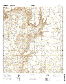 Thompsonville Texas Current topographic map, 1:24000 scale, 7.5 X 7.5 Minute, Year 2016