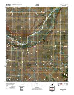Thornberry Texas Historical topographic map, 1:24000 scale, 7.5 X 7.5 Minute, Year 2010
