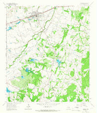 Thorndale Texas Historical topographic map, 1:24000 scale, 7.5 X 7.5 Minute, Year 1964