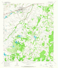 Thorndale Texas Historical topographic map, 1:24000 scale, 7.5 X 7.5 Minute, Year 1964