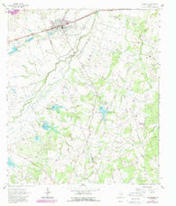 Thorndale Texas Historical topographic map, 1:24000 scale, 7.5 X 7.5 Minute, Year 1964
