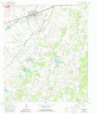 Thorndale Texas Historical topographic map, 1:24000 scale, 7.5 X 7.5 Minute, Year 1964