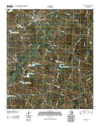 Thorndale Texas Historical topographic map, 1:24000 scale, 7.5 X 7.5 Minute, Year 2010