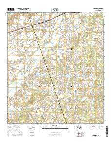 Thorndale Texas Current topographic map, 1:24000 scale, 7.5 X 7.5 Minute, Year 2016
