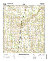 Thornton Texas Current topographic map, 1:24000 scale, 7.5 X 7.5 Minute, Year 2016