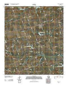 Thrall Texas Historical topographic map, 1:24000 scale, 7.5 X 7.5 Minute, Year 2010