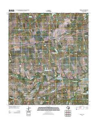 Thrall Texas Historical topographic map, 1:24000 scale, 7.5 X 7.5 Minute, Year 2012