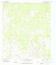 Three Bluff Draw SW Texas Historical topographic map, 1:24000 scale, 7.5 X 7.5 Minute, Year 1973