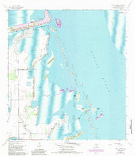 Three Islands Texas Historical topographic map, 1:24000 scale, 7.5 X 7.5 Minute, Year 1954