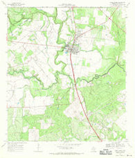 Three Rivers Texas Historical topographic map, 1:24000 scale, 7.5 X 7.5 Minute, Year 1967