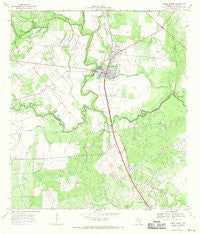 Three Rivers Texas Historical topographic map, 1:24000 scale, 7.5 X 7.5 Minute, Year 1967