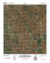 Three Bluff Draw Texas Historical topographic map, 1:24000 scale, 7.5 X 7.5 Minute, Year 2010