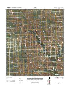 Three Bluff Draw Texas Historical topographic map, 1:24000 scale, 7.5 X 7.5 Minute, Year 2012