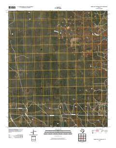 Three Bluff Draw NE Texas Historical topographic map, 1:24000 scale, 7.5 X 7.5 Minute, Year 2010