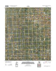 Three Bluff Draw NE Texas Historical topographic map, 1:24000 scale, 7.5 X 7.5 Minute, Year 2012