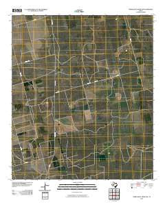 Three Bluff Draw NW Texas Historical topographic map, 1:24000 scale, 7.5 X 7.5 Minute, Year 2010