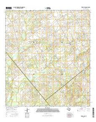 Three Oaks Texas Current topographic map, 1:24000 scale, 7.5 X 7.5 Minute, Year 2016