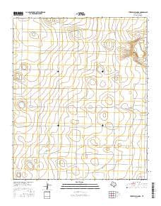 Three Way School Texas Current topographic map, 1:24000 scale, 7.5 X 7.5 Minute, Year 2016