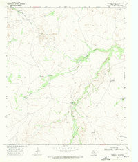 Threemile Draw Texas Historical topographic map, 1:24000 scale, 7.5 X 7.5 Minute, Year 1968
