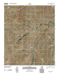 Threemile Draw Texas Historical topographic map, 1:24000 scale, 7.5 X 7.5 Minute, Year 2010