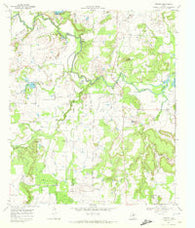 Thrifty Texas Historical topographic map, 1:24000 scale, 7.5 X 7.5 Minute, Year 1969
