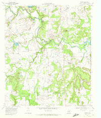Thrifty Texas Historical topographic map, 1:24000 scale, 7.5 X 7.5 Minute, Year 1969