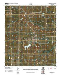 Throckmorton Texas Historical topographic map, 1:24000 scale, 7.5 X 7.5 Minute, Year 2010