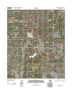 Throckmorton Texas Historical topographic map, 1:24000 scale, 7.5 X 7.5 Minute, Year 2013
