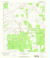 Throckmorton NE Texas Historical topographic map, 1:24000 scale, 7.5 X 7.5 Minute, Year 1965