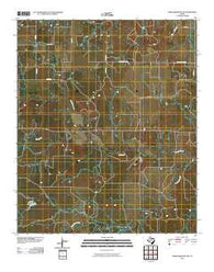 Throckmorton NE Texas Historical topographic map, 1:24000 scale, 7.5 X 7.5 Minute, Year 2010