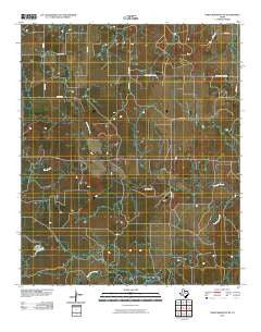 Throckmorton NE Texas Historical topographic map, 1:24000 scale, 7.5 X 7.5 Minute, Year 2010
