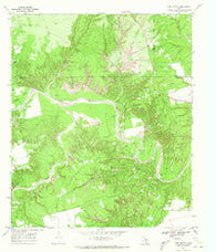 Tige Canyon Texas Historical topographic map, 1:24000 scale, 7.5 X 7.5 Minute, Year 1969
