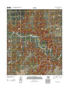 Tige Canyon Texas Historical topographic map, 1:24000 scale, 7.5 X 7.5 Minute, Year 2012