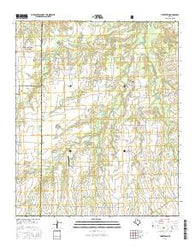 Tigertown Texas Current topographic map, 1:24000 scale, 7.5 X 7.5 Minute, Year 2016
