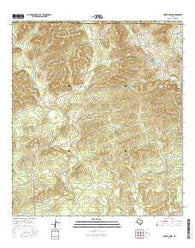 Timber Creek Texas Current topographic map, 1:24000 scale, 7.5 X 7.5 Minute, Year 2016